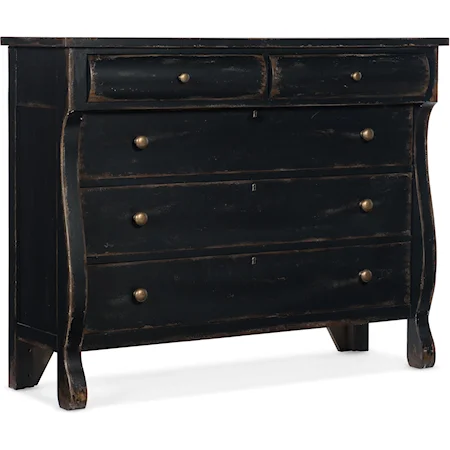 Rustic 5-Drawer Bureau